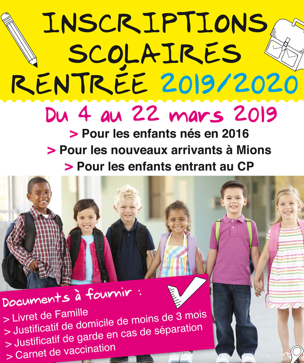 Inscriptions Scolaires Ville De Mions