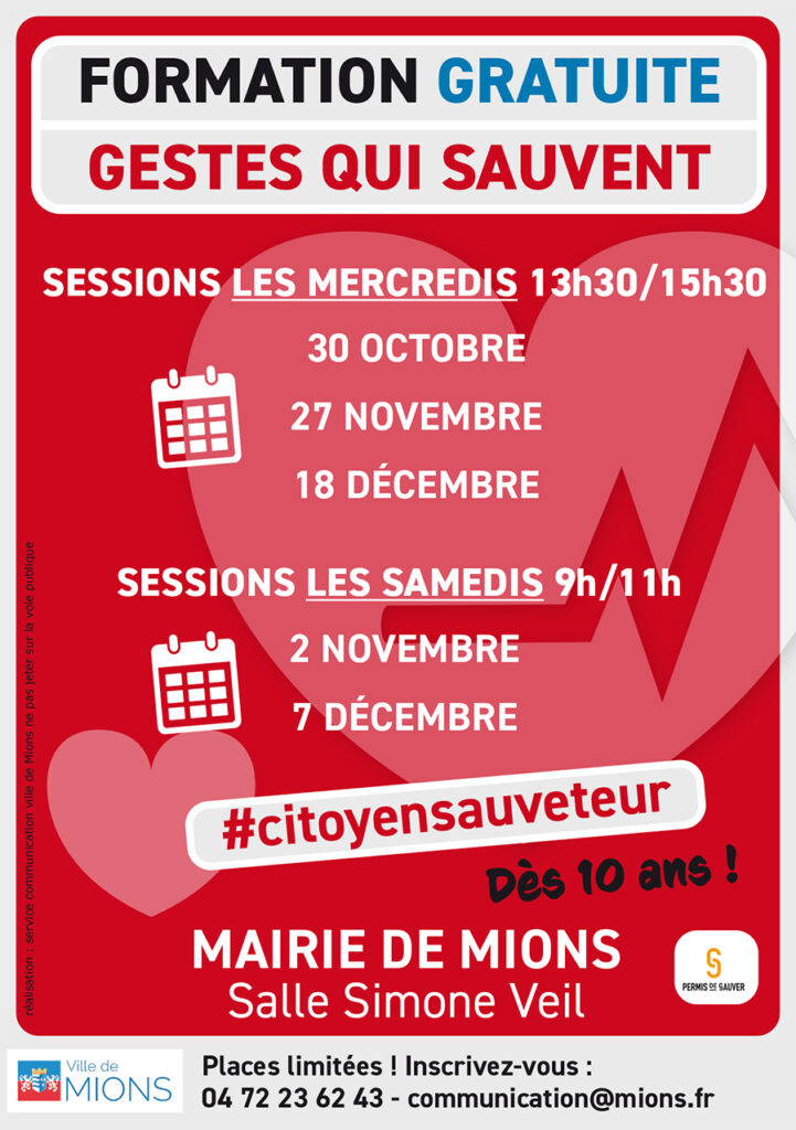 session gestes qui sauvent