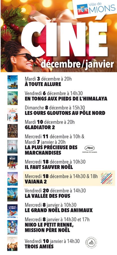 ciné décembre